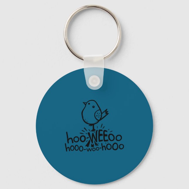 Sarcastic Oh No Australian Accent Key Ring (Front)