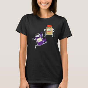 Sarcastic Peanut Butter Jelly  Food  Graphic T-Shirt