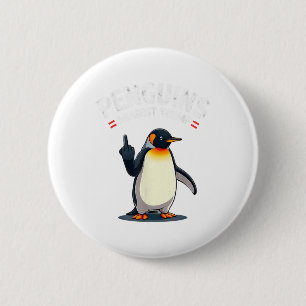 Sarcastic Penguins Against Trump 6 Cm Round Badge