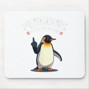 Sarcastic Penguins Against Trump Mouse Pad