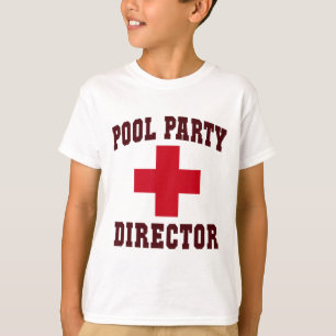 Sarcastic Pool Party Director Beach Trip Lifeguard T-Shirt