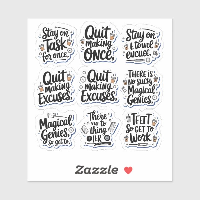 "Sarcastic Productivity Snark Pack" (Sheet)