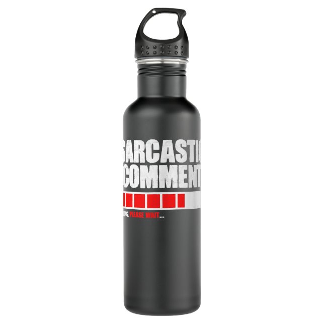 Sarcastic Prostate Cancer Messed With The Wrong T  710 Ml Water Bottle (Front)