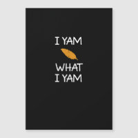 Sarcastic, Pun I Yam What I Yam, Funny, Joke, Fami