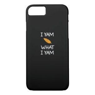 Sarcastic, Pun I Yam What I Yam, Funny, Joke, Fami Case-Mate iPhone Case