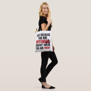 Sarcastic Quote Tote Bag