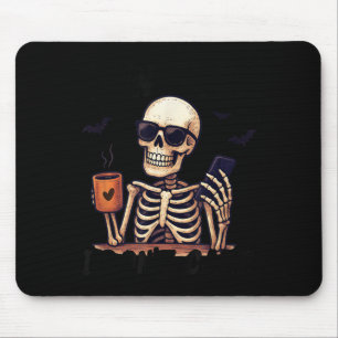 Sarcastic Skeleton - Halloween - Fun Fact, I Dont Mouse Pad
