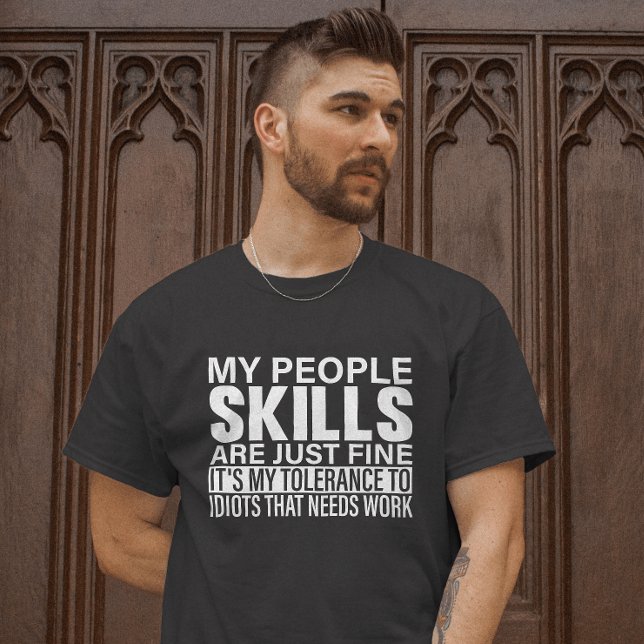 Sarcastic Skills Tee - Tolerance Humour (Creator Uploaded)