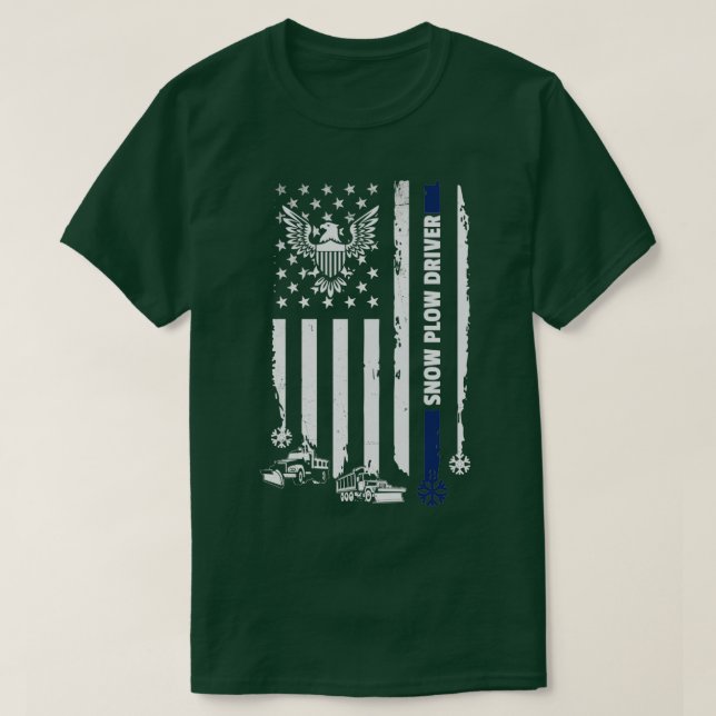Sarcastic Snow Plough Driver 1 T-Shirt (Design Front)