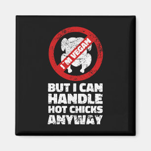 Sarcastic Vegan Chicken Quotes Vegetarian _1 Magnet