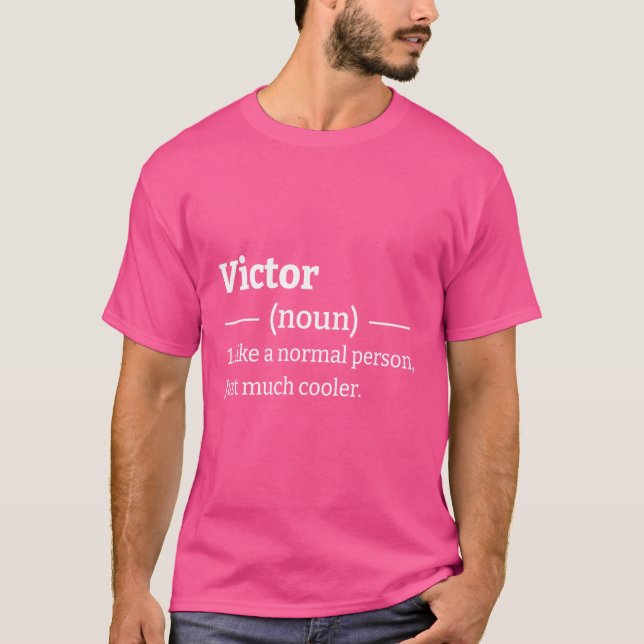 Sarcastic Victor T-Shirt (Front)
