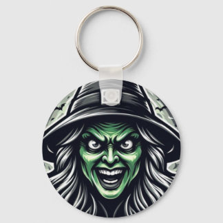 SarcasticWitchFace Key Ring