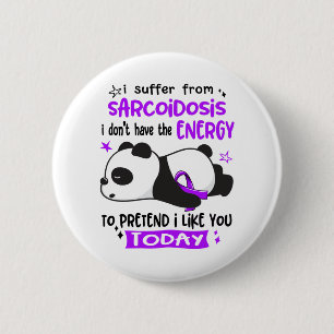Sarcoidosis Awareness Month Ribbon Gifts 6 Cm Round Badge