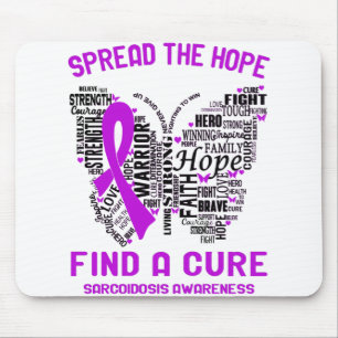 Sarcoidosis Awareness Month Ribbon Gifts Mouse Pad