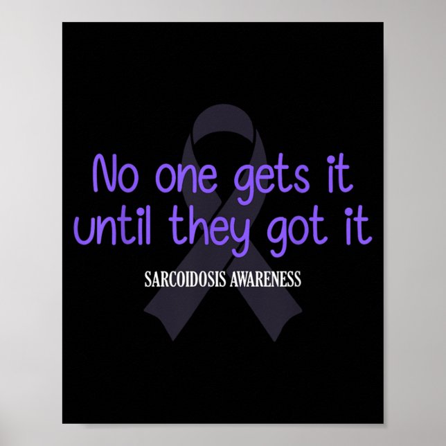 Sarcoidosis Awareness SARC Warrior Poster (Front)