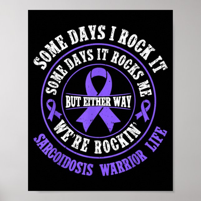 Sarcoidosis Awareness SARC Warrior Poster (Front)