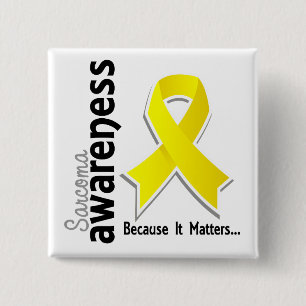 Sarcoma Awareness 5 15 Cm Square Badge