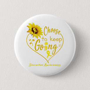 Sarcoma Awareness Month Ribbon Gifts 6 Cm Round Badge