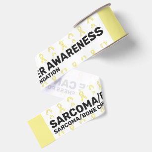 Sarcoma/Bone Cancer Awareness Pattern Ribbon Grosgrain Ribbon