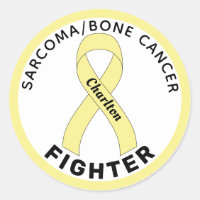 Sarcoma/Bone Cancer Fighter Ribbon White