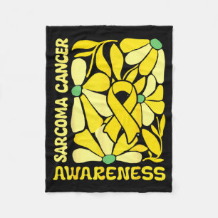 Sarcoma Cancer Awareness Fleece Blanket