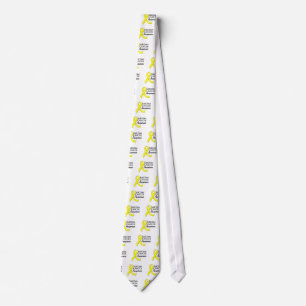 Sarcoma Cancer Awareness Ribbon Tie
