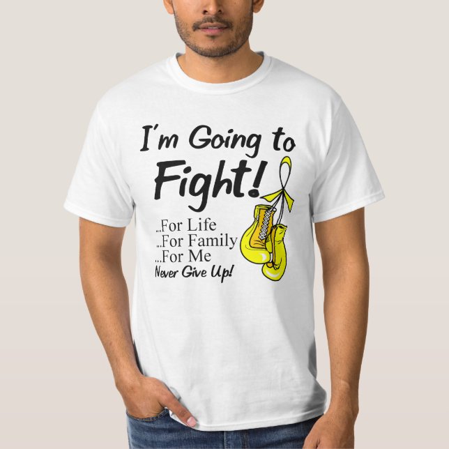 Sarcoma Cancer I am Going To Fight T-Shirt (Front)
