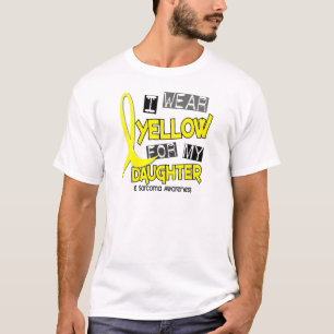 Sarcoma I WEAR YELLOW FOR MY DAUGHTER 37 T-Shirt