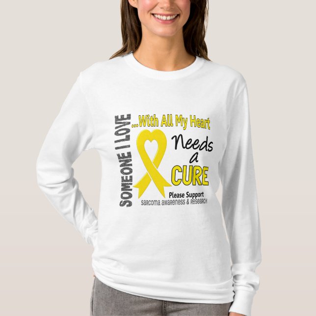 Sarcoma Needs A Cure 3 T-Shirt (Front)