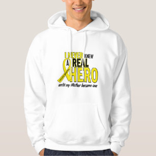 Sarcoma NEVER KNEW A HERO 2 Mother Hoodie