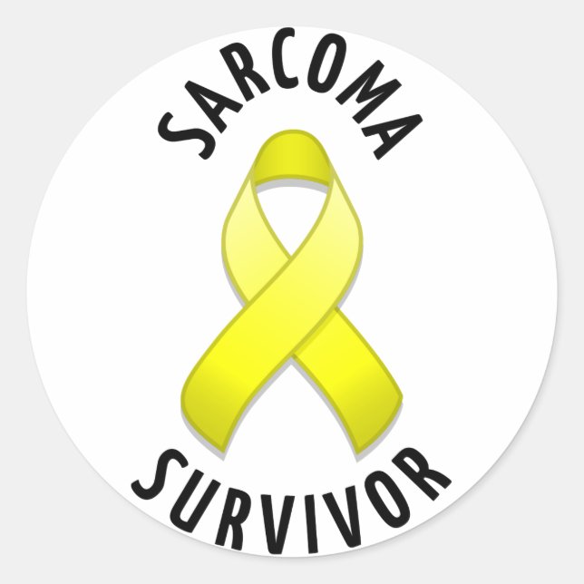 Sarcoma Survivor Round Sticker (Front)