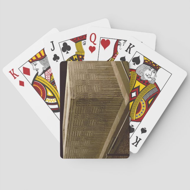 Sarcophagus from Abu Roach (limestone) (see also 3 Playing Cards (Back)