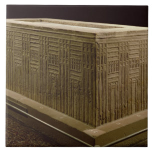 Sarcophagus from Abu Roach (limestone) (see also 3 Tile
