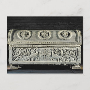 Sarcophagus of bishop Theodore Postcard
