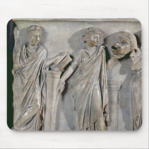 Sarcophagus of the Muses, detail of Clio & Mouse Pad