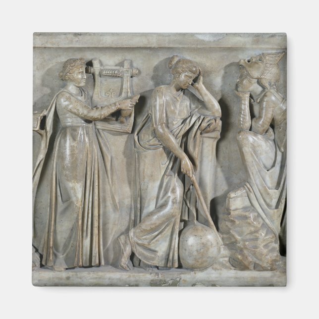 Sarcophagus of the Muses Magnet (Front)