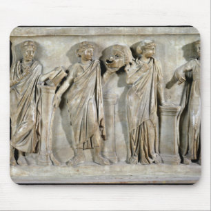 Sarcophagus of the Muses Mouse Pad