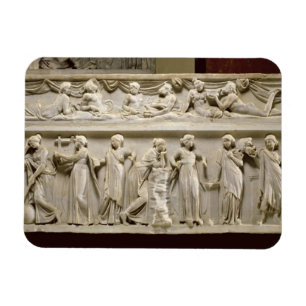 Sarcophagus of the Muses, Roman (marble) Magnet