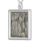 Sarcophagus of the Muses Silver Plated Necklace (Front Right)
