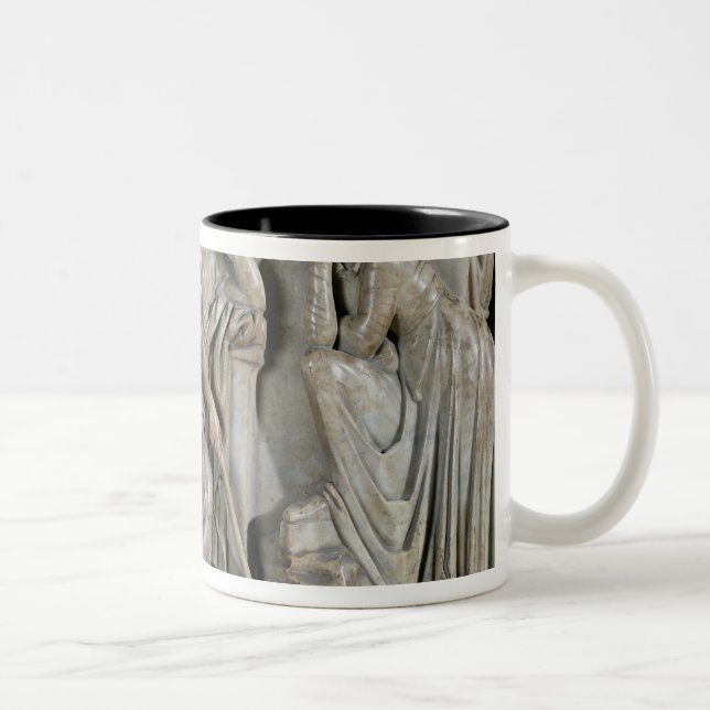 Sarcophagus of the Muses Two-Tone Coffee Mug (Right)