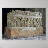Sarcophagus with frieze of the Nine Muses