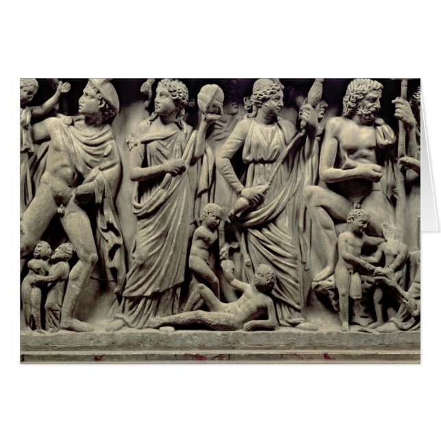 Sarcophagus with relief depicting Prometheus and t (Front Horizontal)