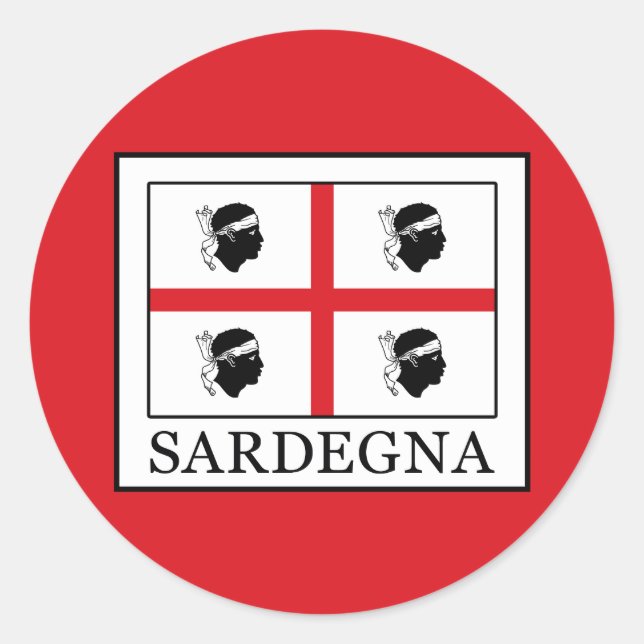 Sardegna Classic Round Sticker (Front)