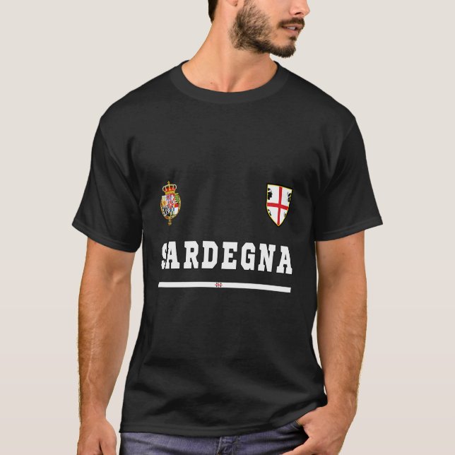 Sardegna Sportssoccer Jersey Tee Flag Football (Front)