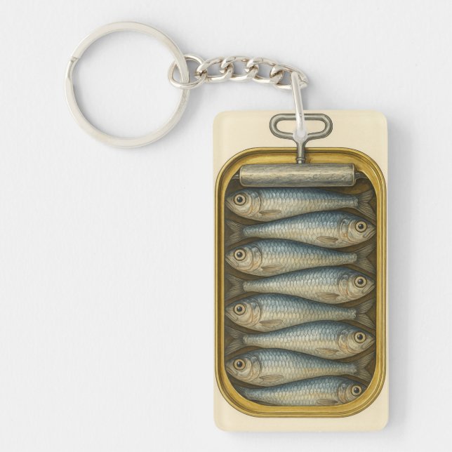 Sardine Chic by ej gold Key Ring (Front)