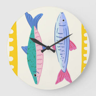 Sardine Duo Large Clock