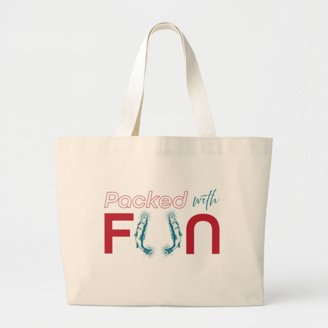 Sardine Fish Beach Bag for Summer (Front)