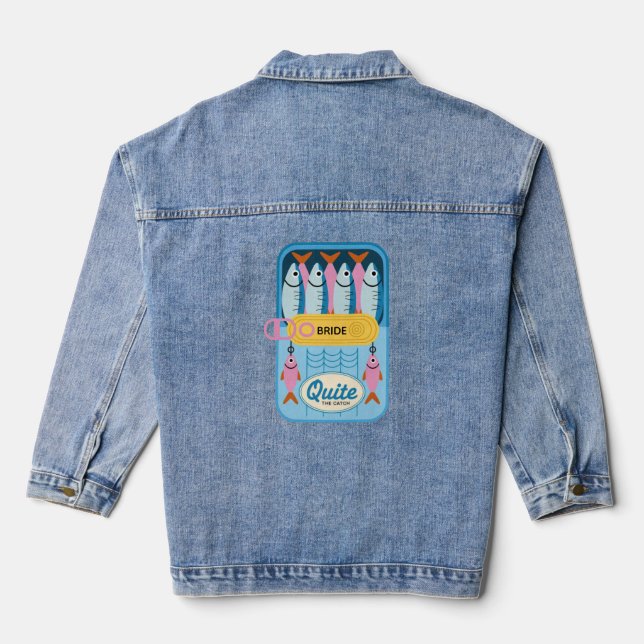 Sardine Fun Bride Denim Jacket (Back)