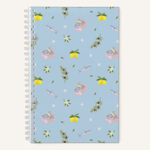 Sardine Lemon Blue Notebook