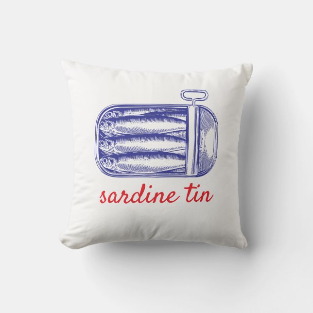 Sardine tin cushion (Front)